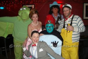 Disfraz de Halloween para el grupo más cool Pee Wee’s Playhouse