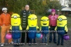 El disfraz de grupo Minion de Despicable Me más genial