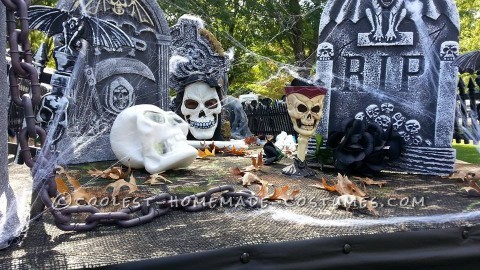 Disfraz de Halloween del cementerio andante