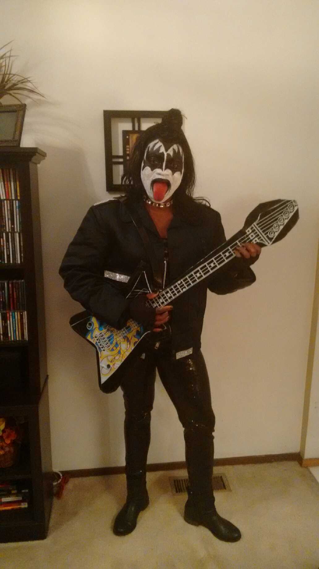 Disfraz de besos de mujer de Gene Simmons