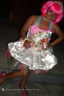 Idea de disfraz de princesa Candy DIY para Halloween