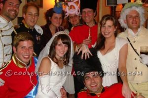 El mejor disfraz de grupo de bodas reales