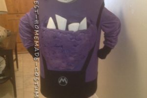 Disfraz de Minion morado casero para Halloween