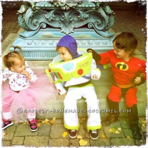 Genial disfraz de Halloween para niños pequeños: ¡Un disfraz de Buzz Lightyear como ningún otro Buzz!