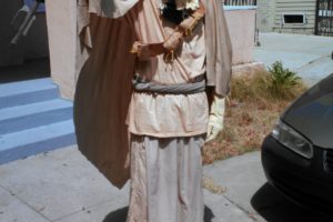 Genial disfraz de Tusken Raider hecho a mano de Star Wars