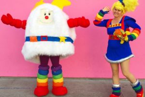 Impresionantes disfraces DIY Rainbow Brite y Sprite