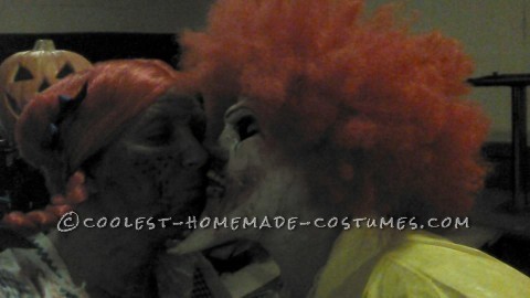 Disfraz de Ronald McDonald muerto espeluznante