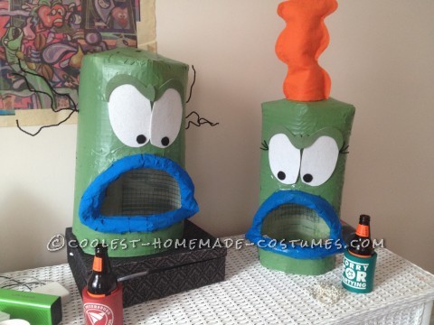 Genial idea de disfraz de pareja: Ed y Bev Bighead de Rocko's Modern Life