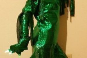 El mejor disfraz de monstruo marino hecho por ti mismo para niños