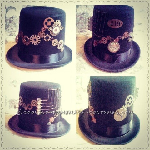 Genial disfraz de pareja steampunk