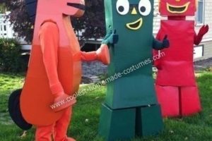 La idea más genial de disfraces de Halloween del grupo Gumby Adventures DIY