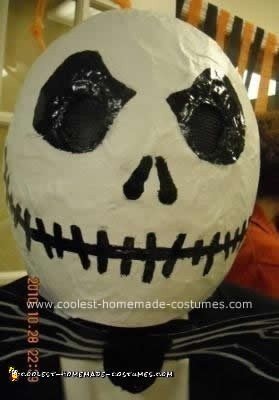 Disfraz de Halloween de Jack Skellington hecho a mano