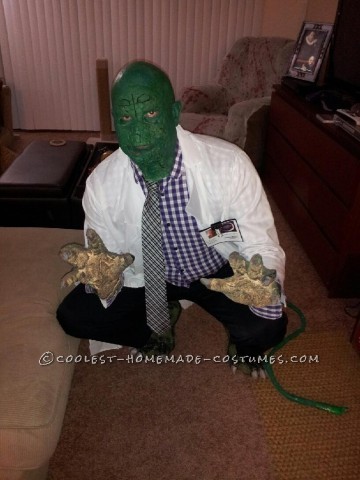 Traje casero de villano de Spider-Man: Dr. Curt Connors (alias Lizard)