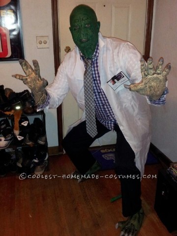 Traje casero de villano de Spider-Man: Dr. Curt Connors (alias Lizard)