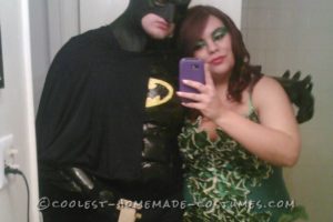 El mejor disfraz hecho en casa de Batman, Poison Ivy y Little Robin