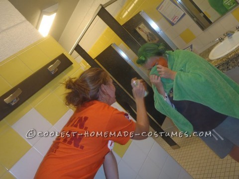 Disfraz casero de Willy Wonka y Oompa-Loompas