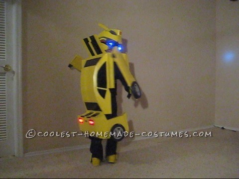 Increíble DIY Transforming Bumblebee Transforming Disfraz de Halloween