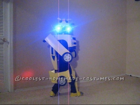 Increíble DIY Transforming Bumblebee Transforming Disfraz de Halloween