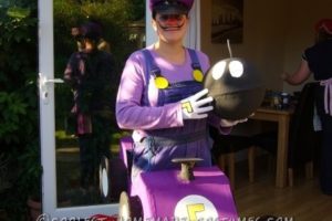 Disfraz original de Waluigi Mario Kart