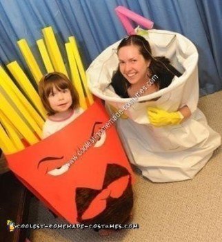 Disfraz de Halloween del grupo Aqua Teen Hunger Force hecho en casa