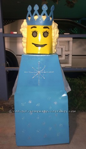 Disfraz de princesa Elsa de LEGO