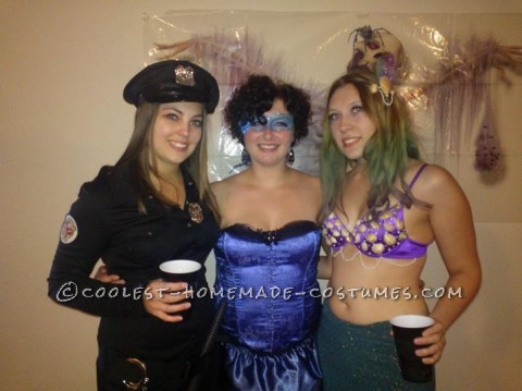 Un sexy disfraz de sirena DIY para Halloween: ¡qué monada!