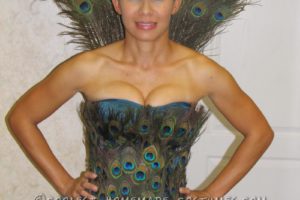 disfraz sexy de pavo real