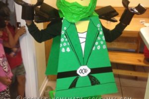 El disfraz de Halloween de Ninjago verde casero más genial para niño