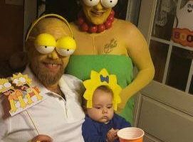 El mejor disfraz de la familia Simpson