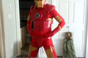 Impresionante disfraz de Halloween de Iron Man DIY