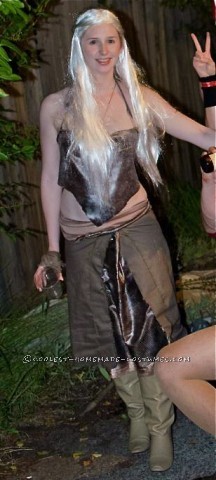 El traje casero original de Daenerys Targaryen de Juego de espinas: a principios de este año fui a 