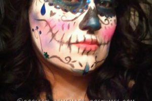 Maquillaje de última hora muy chulo para el Día de los Muertos