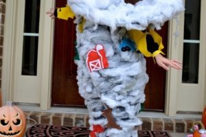 Disfraz de tornado para bebé