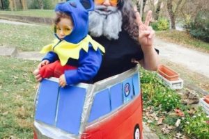 Disfraces de Jerry García y su osito bailarín para mamá y bebé