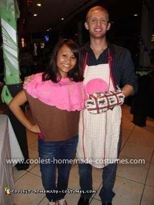 disfraz de cupcake casero