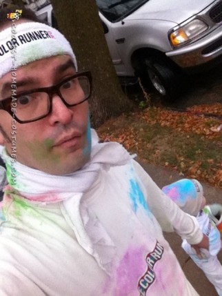 Trajes Color Run para familias pobres/perezosas