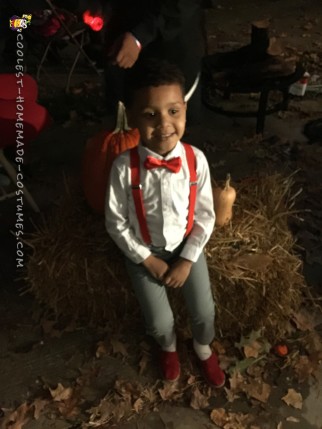 El disfraz de Pee-wee Herman más lindo para un niño