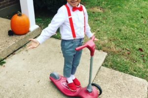 El disfraz de Pee-wee Herman más lindo para un niño
