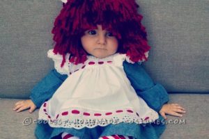 Adorable disfraz de Raggedy Ann para bebé