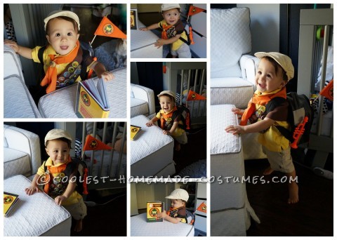 Bonito disfraz casero para niño pequeño: ¡Russell de UP!