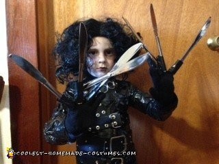 Bonito disfraz de Edward Sisscorhands