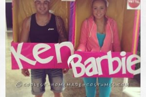 Chándal de casa de Ken y Barbie en una caja