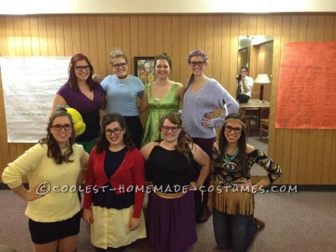 Comisión de Disfraces para Grupos de Mujeres: Hipster Disney Princesses and Friends