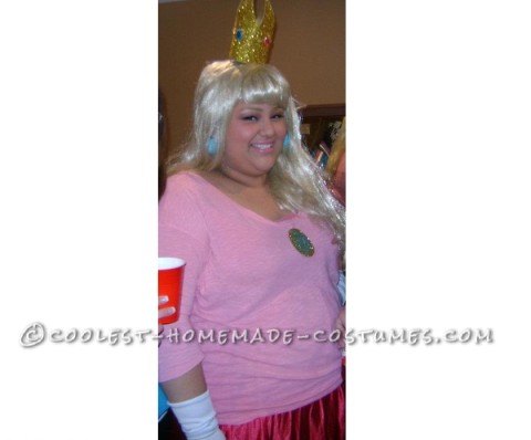 Cool Home Princess Peach disfraz de Halloween de talla grande