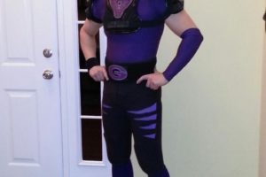 Cool White Goodman Dodgeball Traje