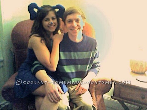 Cute Blues Tips Pareja Disfraz de Halloween