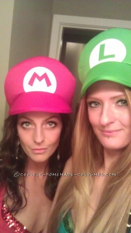 Disfraces bomba Mario y Luigi para niña