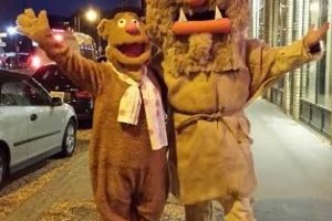 Disfraces de Muppet Mayhem Fozzie Bear y Sweetums