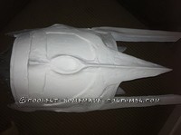 Este es el disfraz de Sauron de El Señor de los Anillos que hice para mi hijo.  Cuando me dijo que quería ser Sauron para Halloween, realmente no