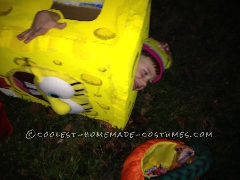 Disfraz de Bob Esponja casero para niño
